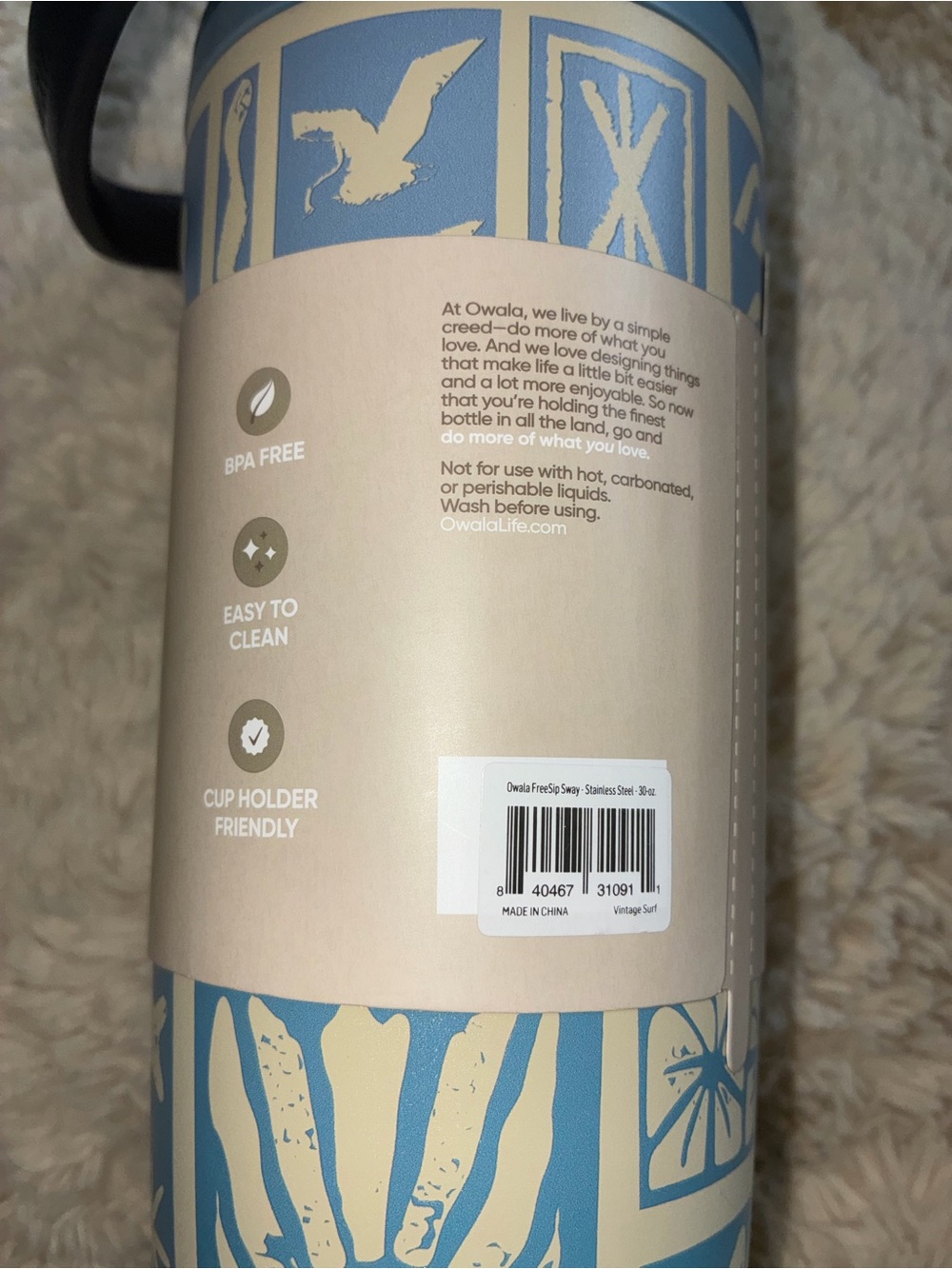 Owala ‘ Vintage Surf’ limited edition - 30 oz - Picture 4 of 8